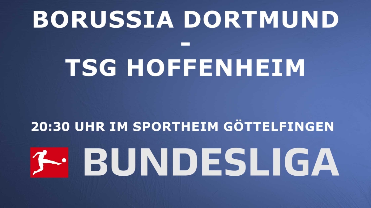 Heute Abend Bundesliga im Sportheim!